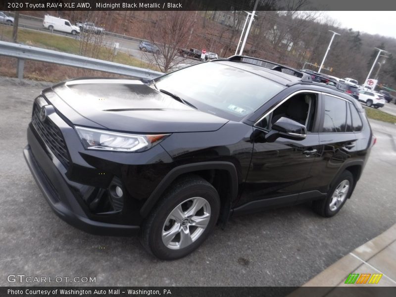 Midnight Black Metallic / Black 2020 Toyota RAV4 XLE AWD
