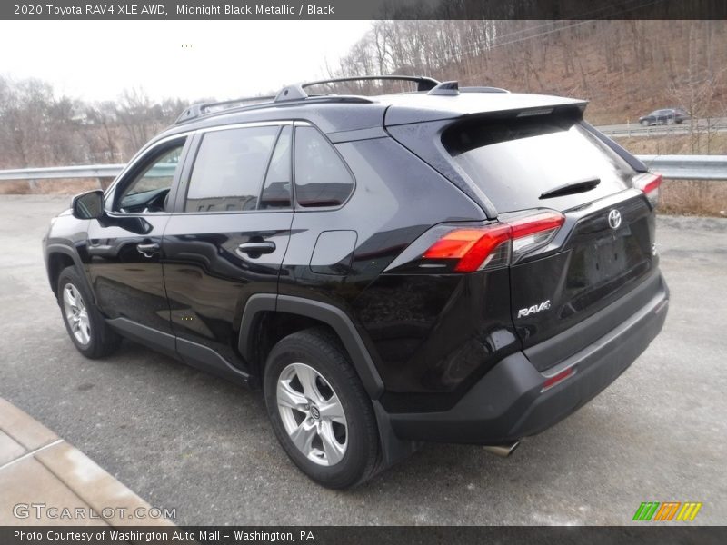 Midnight Black Metallic / Black 2020 Toyota RAV4 XLE AWD