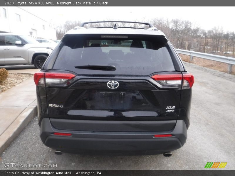 Midnight Black Metallic / Black 2020 Toyota RAV4 XLE AWD