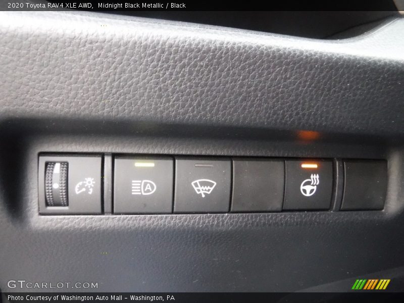 Midnight Black Metallic / Black 2020 Toyota RAV4 XLE AWD