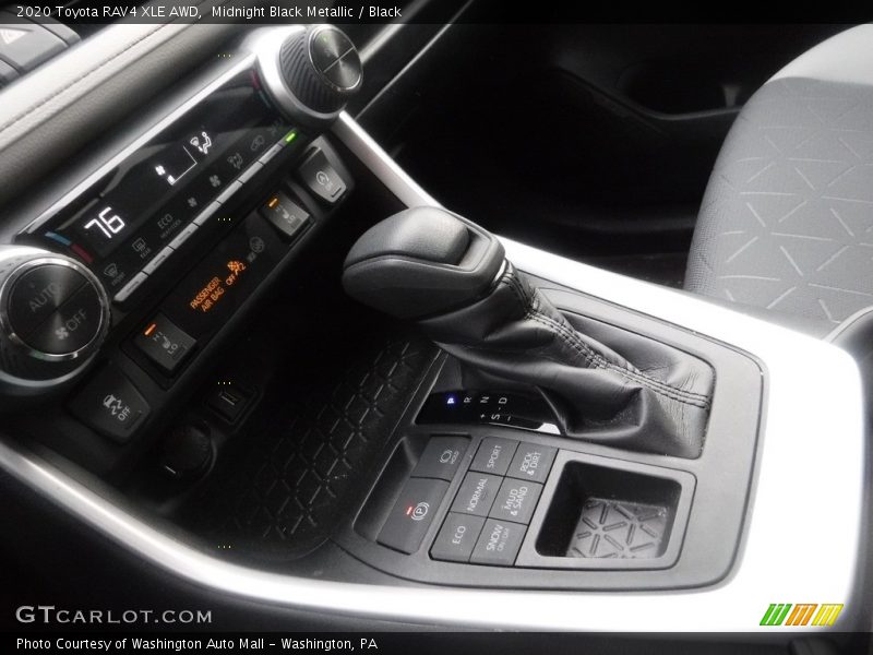 Midnight Black Metallic / Black 2020 Toyota RAV4 XLE AWD