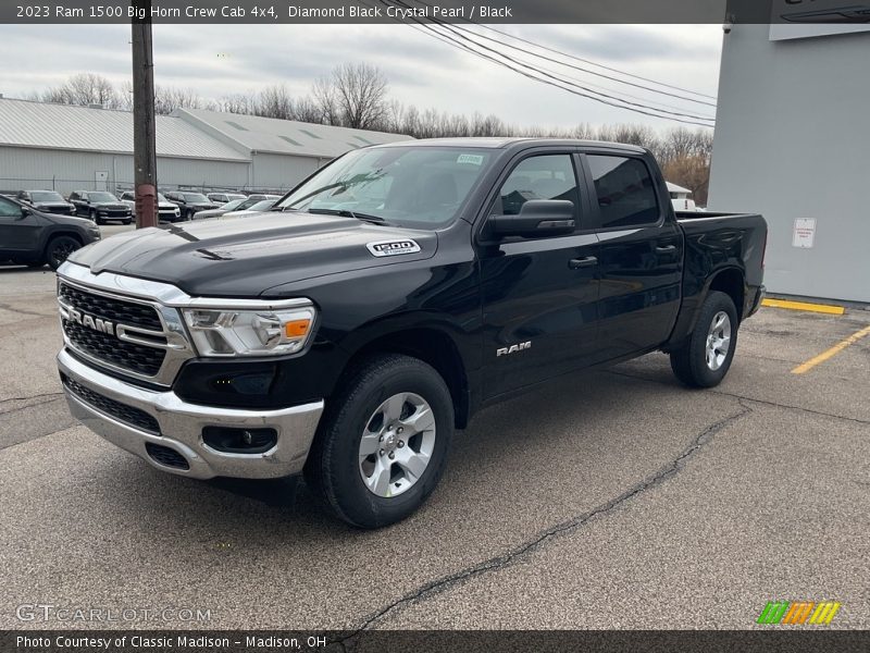 Diamond Black Crystal Pearl / Black 2023 Ram 1500 Big Horn Crew Cab 4x4