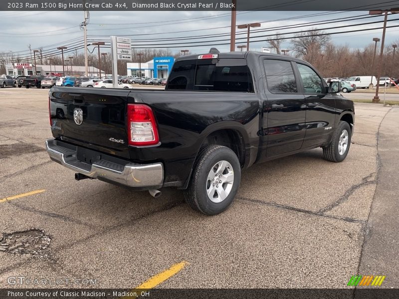 Diamond Black Crystal Pearl / Black 2023 Ram 1500 Big Horn Crew Cab 4x4