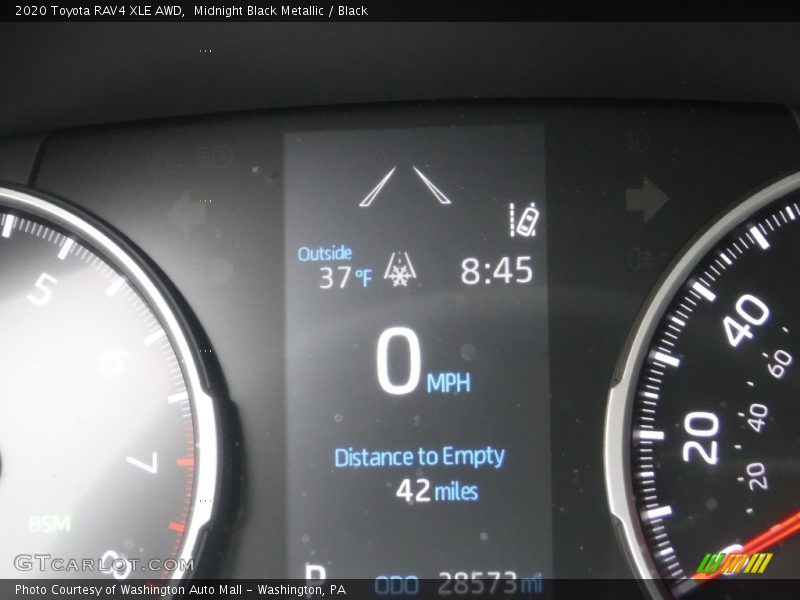 Midnight Black Metallic / Black 2020 Toyota RAV4 XLE AWD