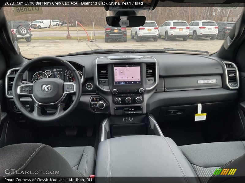 Diamond Black Crystal Pearl / Black 2023 Ram 1500 Big Horn Crew Cab 4x4