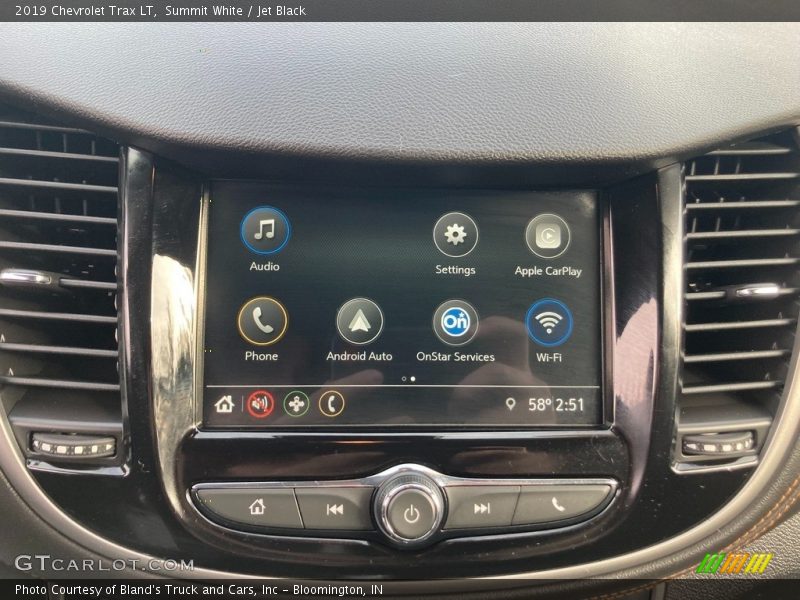Summit White / Jet Black 2019 Chevrolet Trax LT