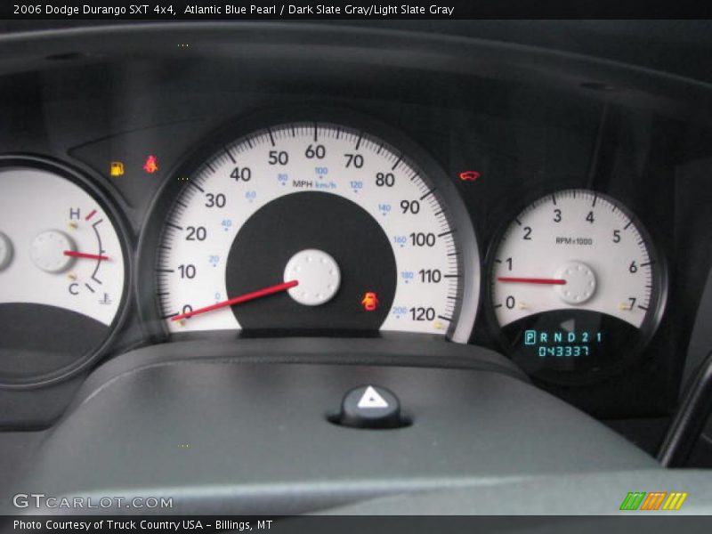 Atlantic Blue Pearl / Dark Slate Gray/Light Slate Gray 2006 Dodge Durango SXT 4x4