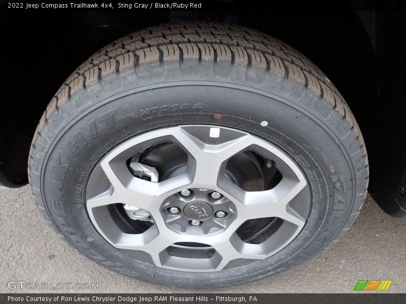 Sting Gray / Black/Ruby Red 2022 Jeep Compass Trailhawk 4x4