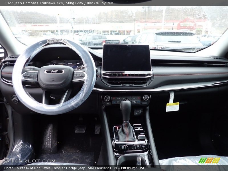 Sting Gray / Black/Ruby Red 2022 Jeep Compass Trailhawk 4x4