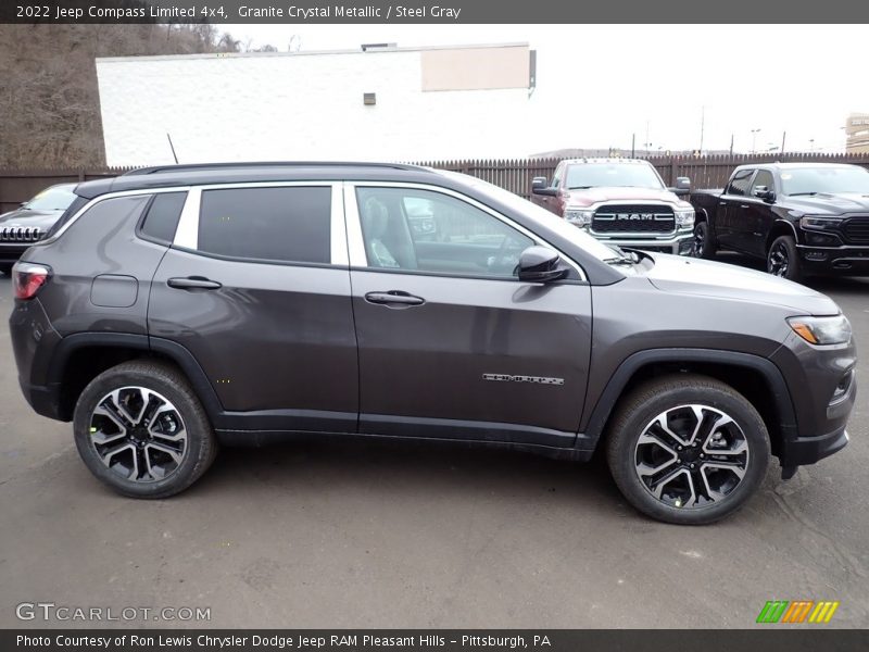 Granite Crystal Metallic / Steel Gray 2022 Jeep Compass Limited 4x4