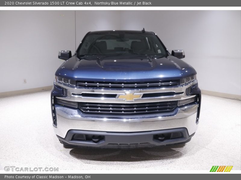 Northsky Blue Metallic / Jet Black 2020 Chevrolet Silverado 1500 LT Crew Cab 4x4
