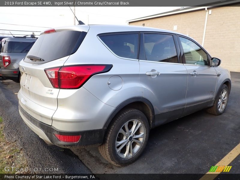 Ingot Silver / Chromite Gray/Charcoal Black 2019 Ford Escape SE 4WD