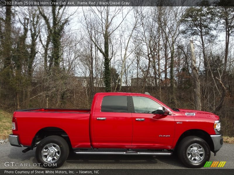 Flame Red / Black/Diesel Gray 2022 Ram 2500 Big Horn Crew Cab 4x4