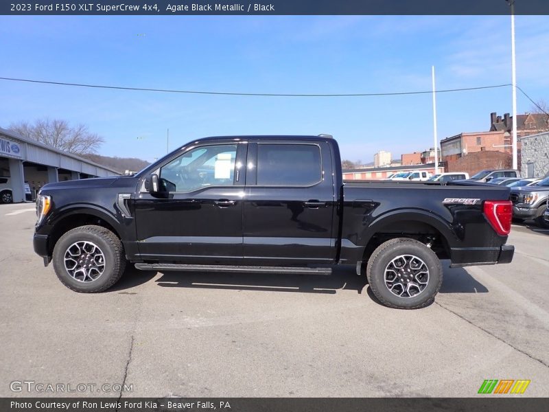  2023 F150 XLT SuperCrew 4x4 Agate Black Metallic