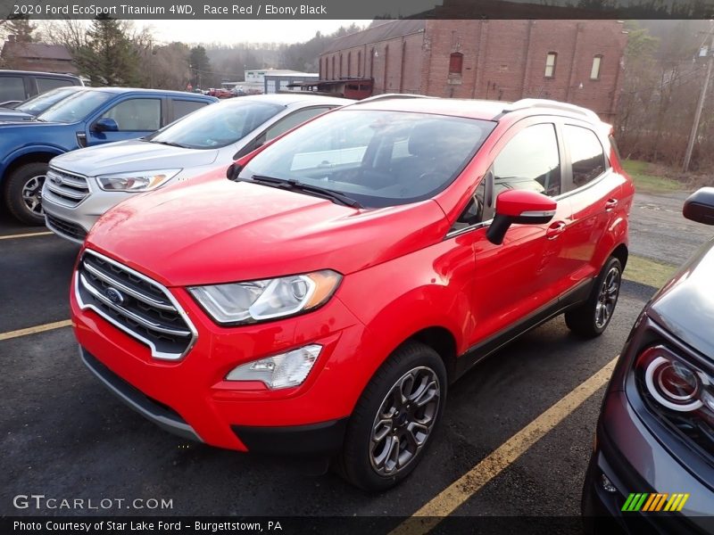 Race Red / Ebony Black 2020 Ford EcoSport Titanium 4WD