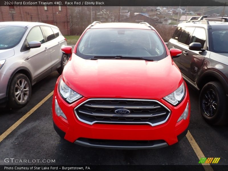 Race Red / Ebony Black 2020 Ford EcoSport Titanium 4WD