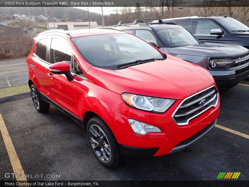 Race Red / Ebony Black 2020 Ford EcoSport Titanium 4WD