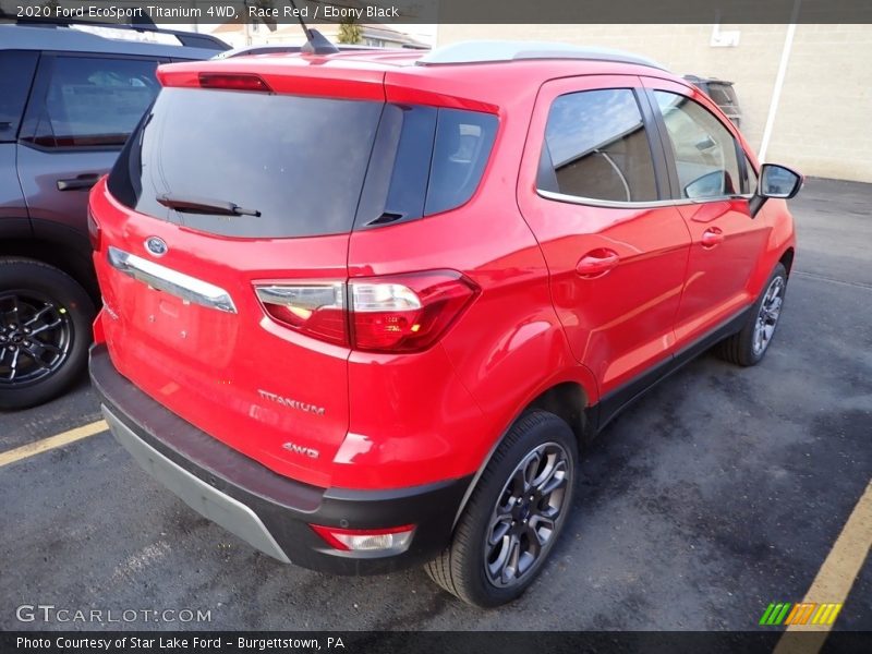 Race Red / Ebony Black 2020 Ford EcoSport Titanium 4WD