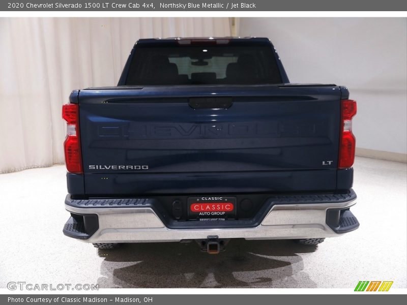 Northsky Blue Metallic / Jet Black 2020 Chevrolet Silverado 1500 LT Crew Cab 4x4