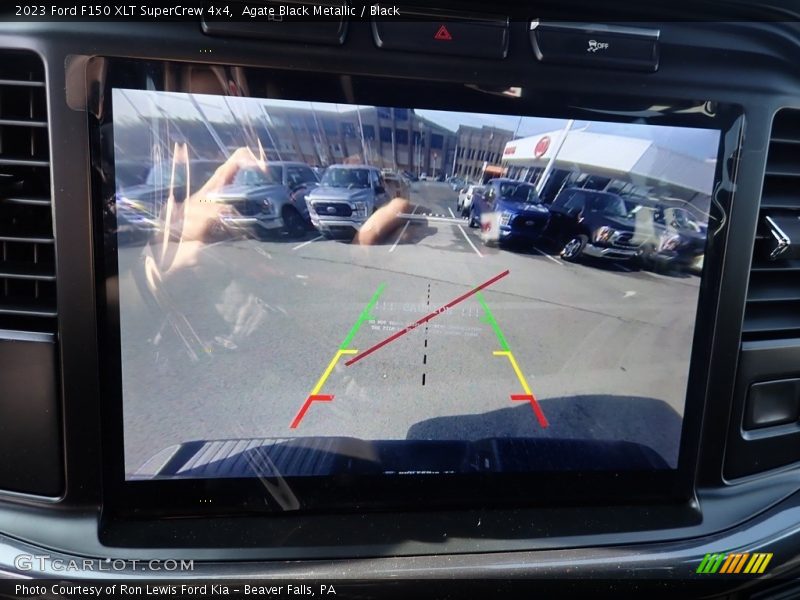 Agate Black Metallic / Black 2023 Ford F150 XLT SuperCrew 4x4