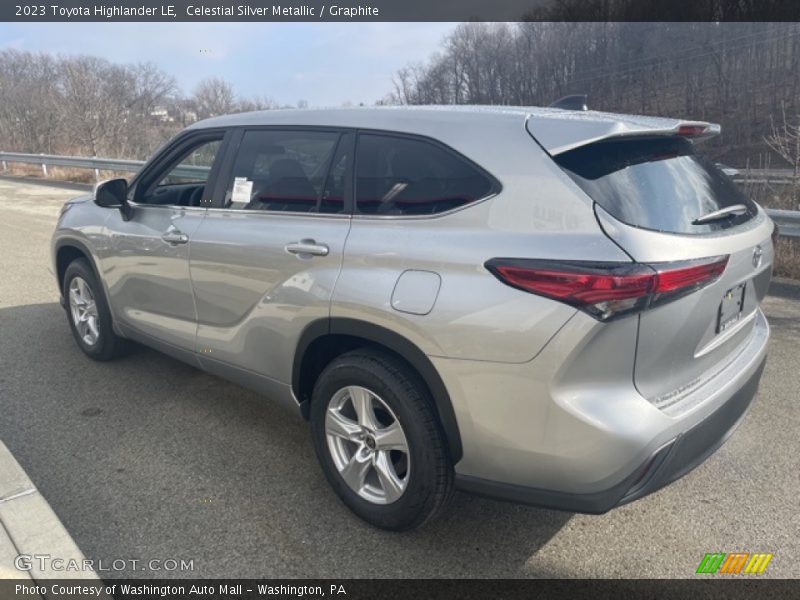 Celestial Silver Metallic / Graphite 2023 Toyota Highlander LE
