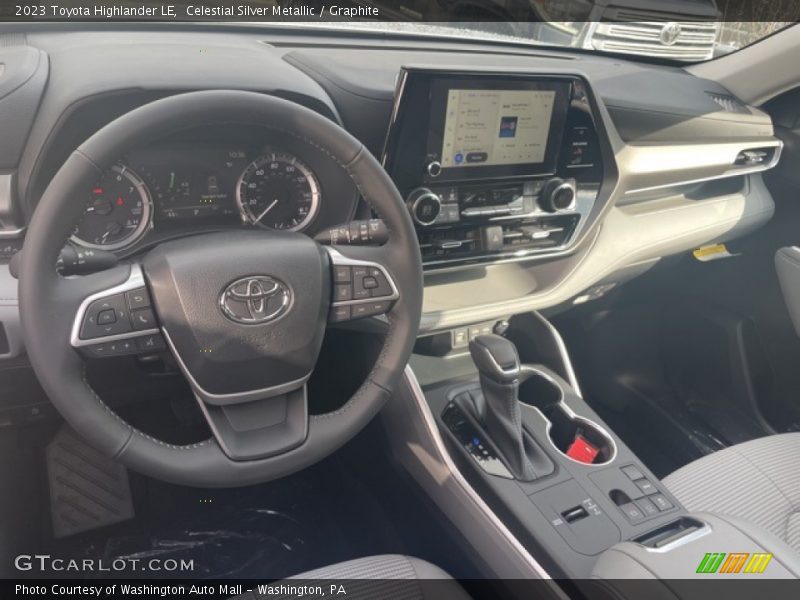Celestial Silver Metallic / Graphite 2023 Toyota Highlander LE