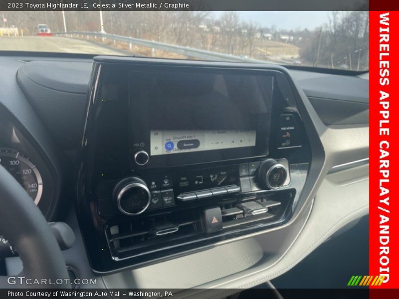 Celestial Silver Metallic / Graphite 2023 Toyota Highlander LE