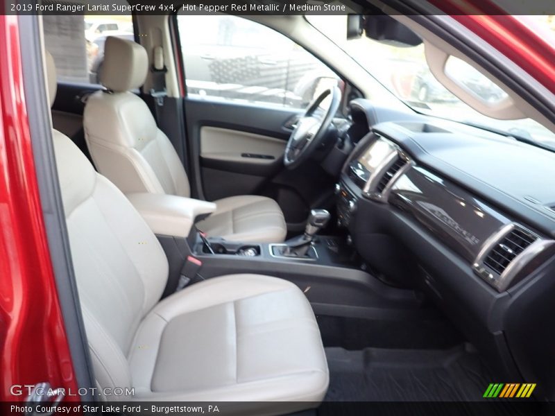 Hot Pepper Red Metallic / Medium Stone 2019 Ford Ranger Lariat SuperCrew 4x4