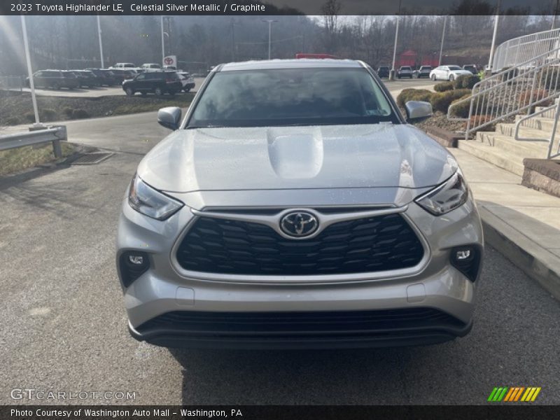 Celestial Silver Metallic / Graphite 2023 Toyota Highlander LE