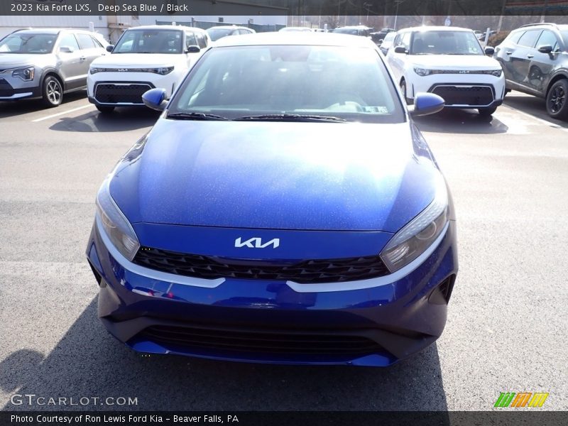 Deep Sea Blue / Black 2023 Kia Forte LXS