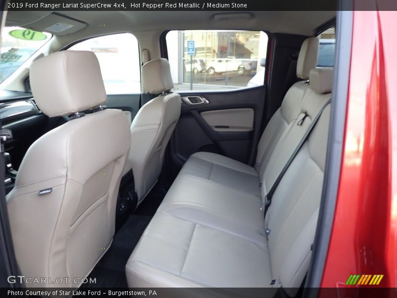 Hot Pepper Red Metallic / Medium Stone 2019 Ford Ranger Lariat SuperCrew 4x4