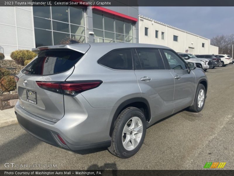 Celestial Silver Metallic / Graphite 2023 Toyota Highlander LE