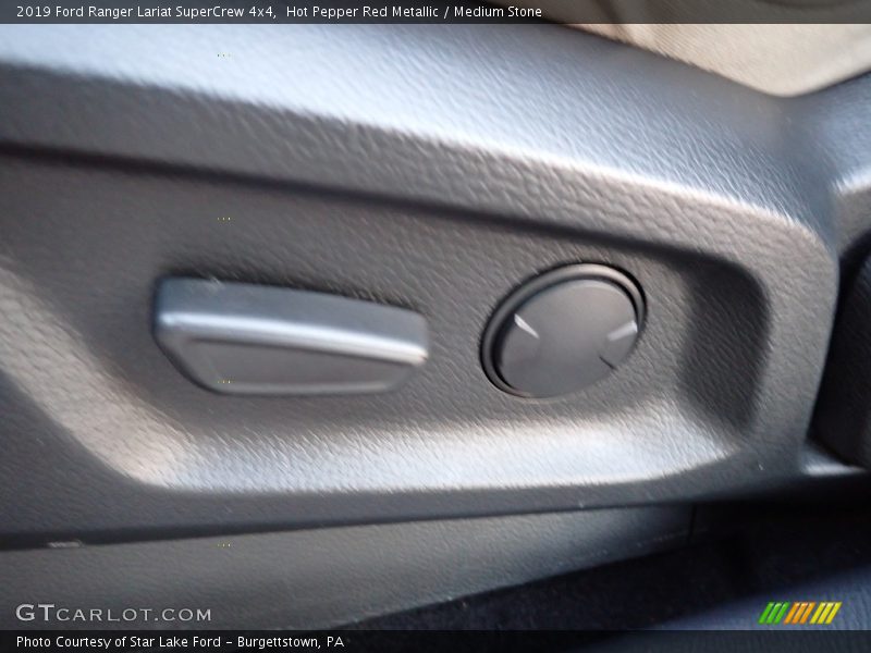 Hot Pepper Red Metallic / Medium Stone 2019 Ford Ranger Lariat SuperCrew 4x4