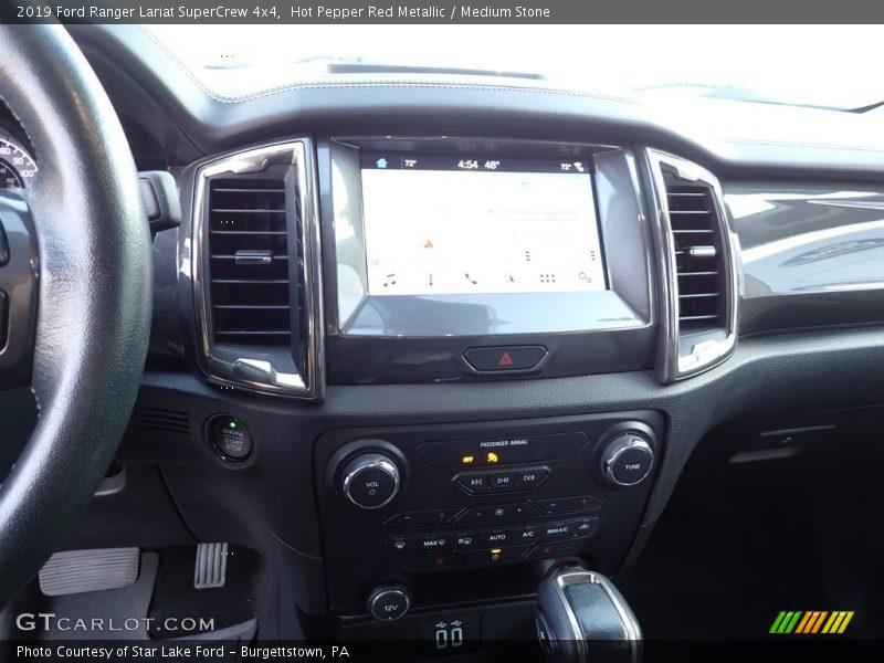 Hot Pepper Red Metallic / Medium Stone 2019 Ford Ranger Lariat SuperCrew 4x4