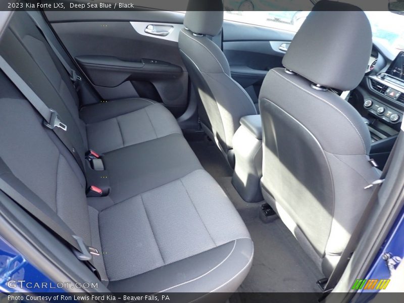 Deep Sea Blue / Black 2023 Kia Forte LXS