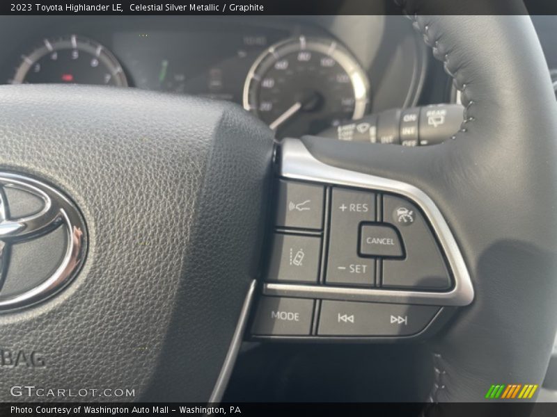 Celestial Silver Metallic / Graphite 2023 Toyota Highlander LE