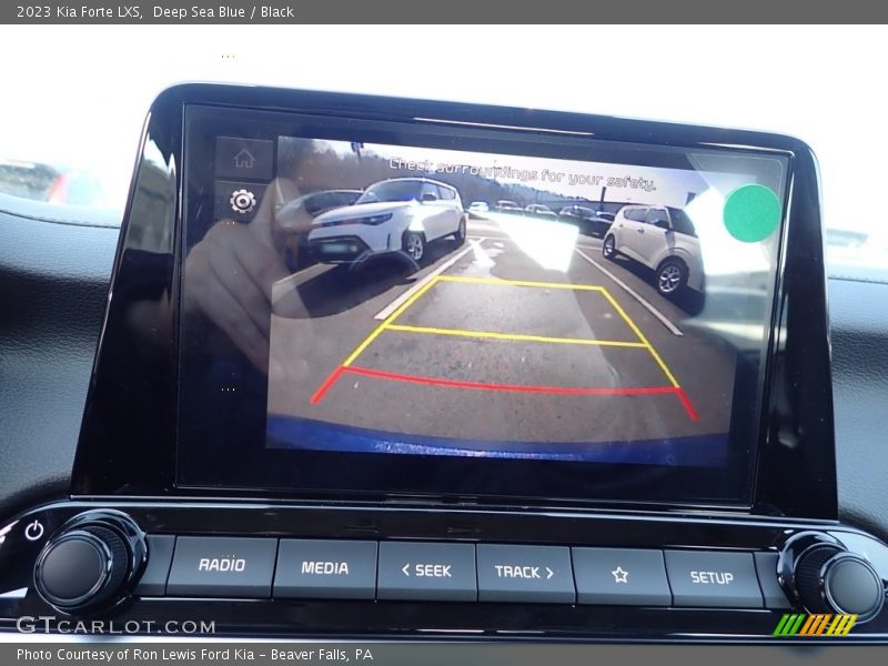 Deep Sea Blue / Black 2023 Kia Forte LXS