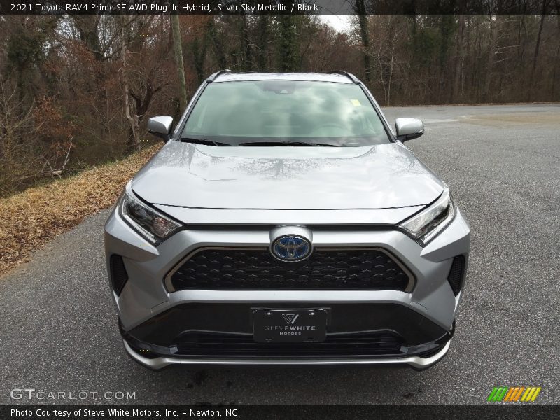 Silver Sky Metallic / Black 2021 Toyota RAV4 Prime SE AWD Plug-In Hybrid