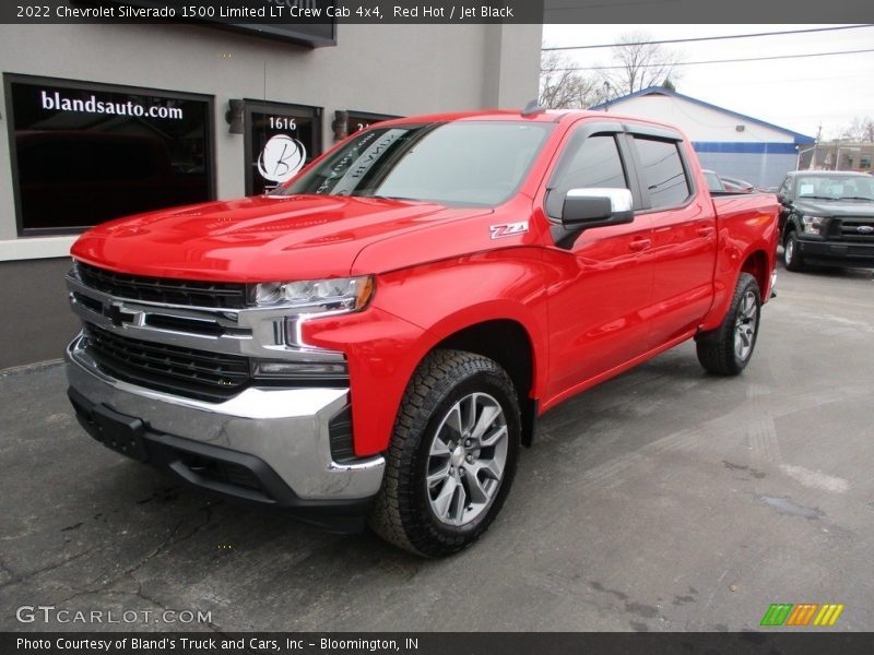 Red Hot / Jet Black 2022 Chevrolet Silverado 1500 Limited LT Crew Cab 4x4