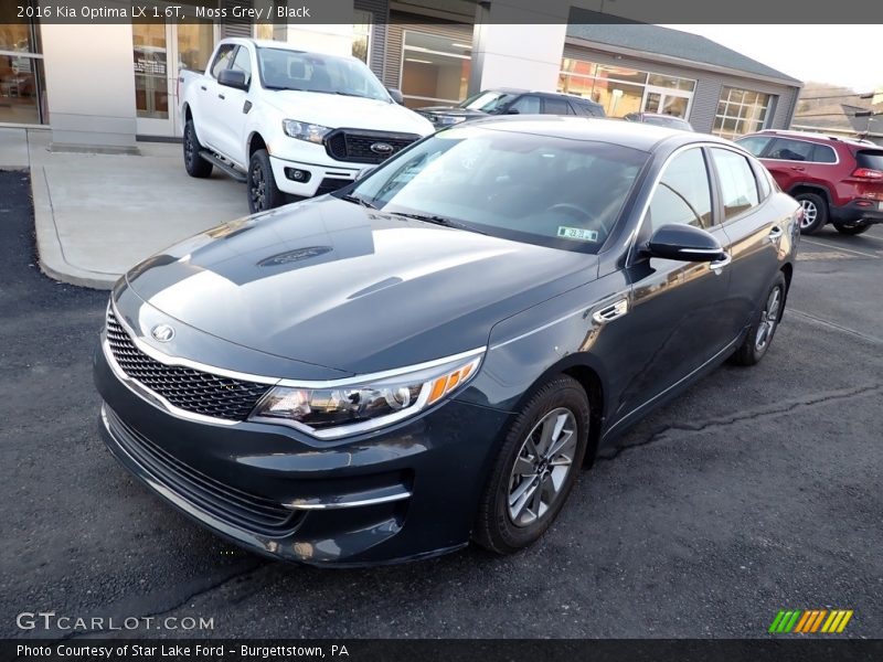 Moss Grey / Black 2016 Kia Optima LX 1.6T