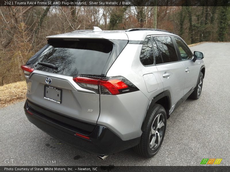 Silver Sky Metallic / Black 2021 Toyota RAV4 Prime SE AWD Plug-In Hybrid