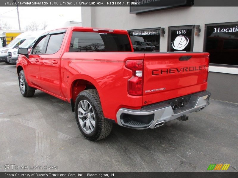 Red Hot / Jet Black 2022 Chevrolet Silverado 1500 Limited LT Crew Cab 4x4