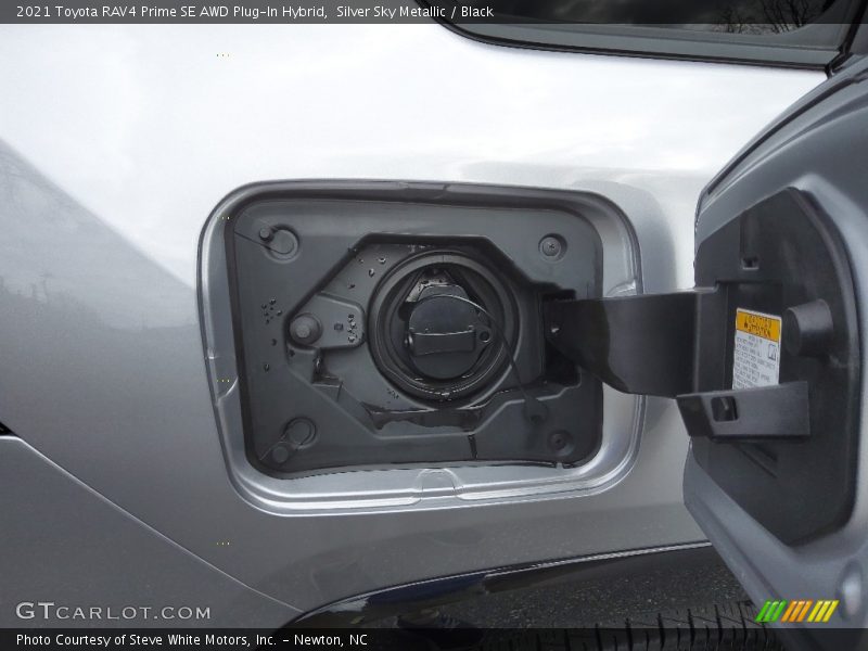 Silver Sky Metallic / Black 2021 Toyota RAV4 Prime SE AWD Plug-In Hybrid