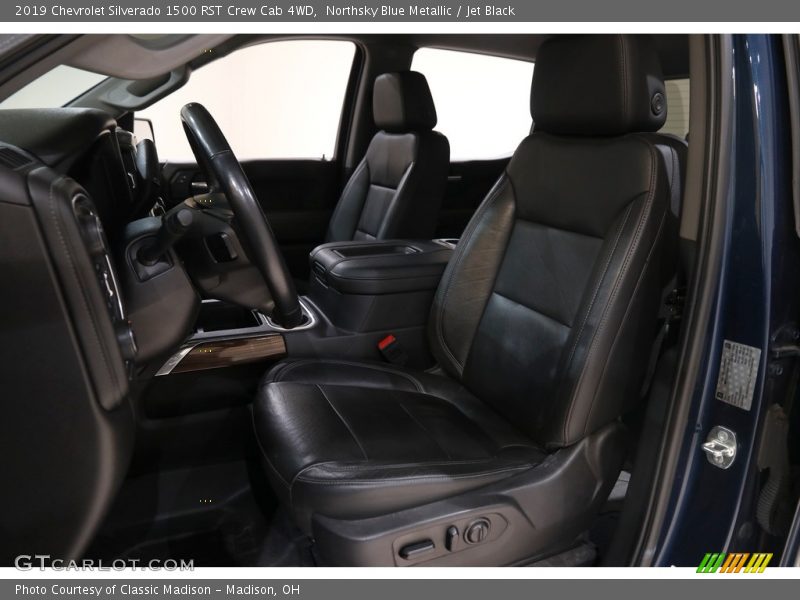 Northsky Blue Metallic / Jet Black 2019 Chevrolet Silverado 1500 RST Crew Cab 4WD