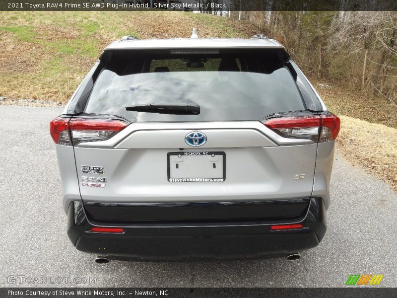 Silver Sky Metallic / Black 2021 Toyota RAV4 Prime SE AWD Plug-In Hybrid