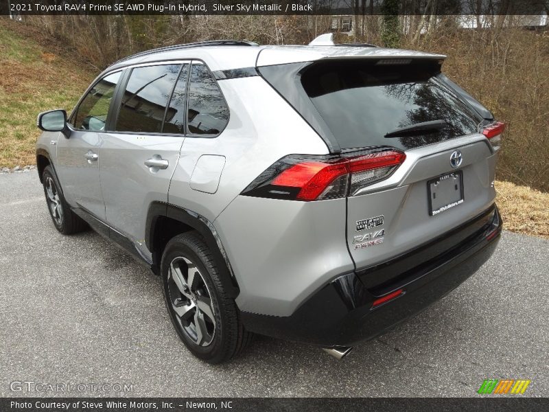 Silver Sky Metallic / Black 2021 Toyota RAV4 Prime SE AWD Plug-In Hybrid