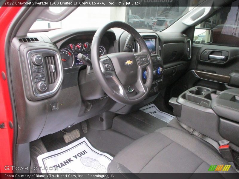 Red Hot / Jet Black 2022 Chevrolet Silverado 1500 Limited LT Crew Cab 4x4