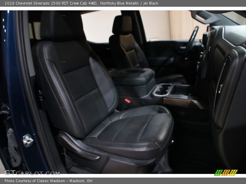 Northsky Blue Metallic / Jet Black 2019 Chevrolet Silverado 1500 RST Crew Cab 4WD