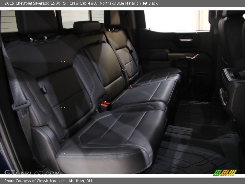 Northsky Blue Metallic / Jet Black 2019 Chevrolet Silverado 1500 RST Crew Cab 4WD