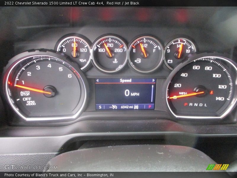 Red Hot / Jet Black 2022 Chevrolet Silverado 1500 Limited LT Crew Cab 4x4